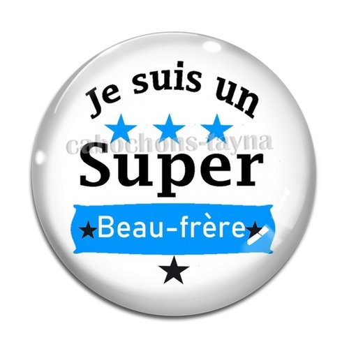 Cabochon super beau frère, cabochon résine, verre rond différente taille