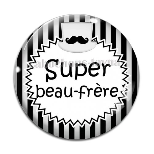 Cabochon super beau frère, cabochon résine, verre rond différente taille