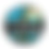 Cabochon chouette collègue, cabochon résine, verre rond différente taille