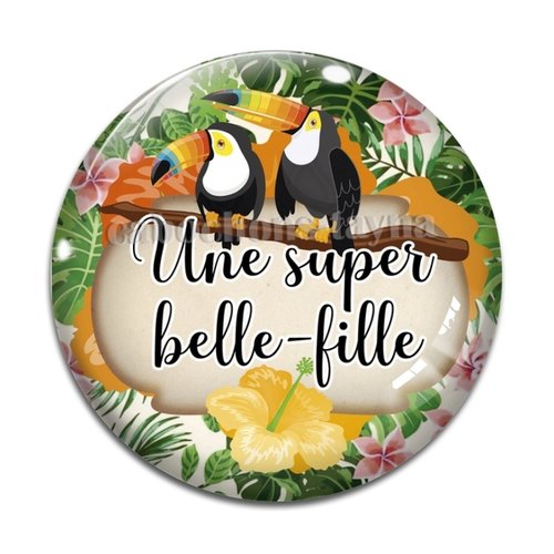 Cabochon super belle fille fille, cabochon résine, verre rond différente taille