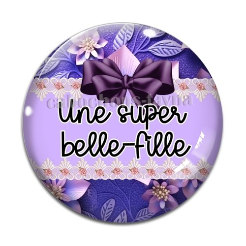 Cabochon super belle fille fille, cabochon résine, verre rond différente taille