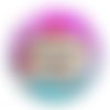 Cabochon belle fille préférée, cabochon résine, verre rond différente taille