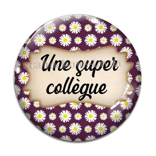Cabochon super collègue, cabochon résine, verre rond différente taille