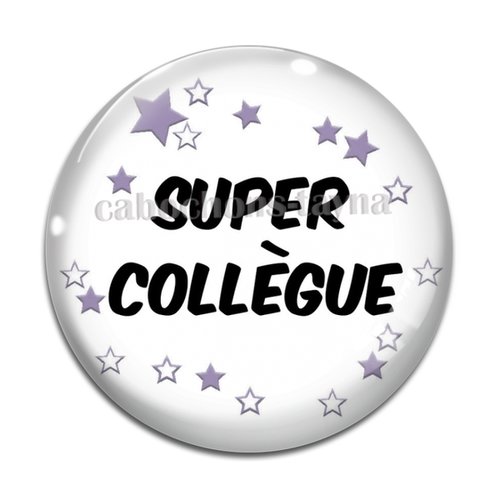 Cabochon super collègue, cabochon résine, verre rond différente taille