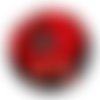 Cabochon fleur coquelicot, cabochon résine, verre rond différente taille