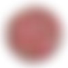 Cabochon fleur coquelicot, cabochon résine, verre rond différente taille