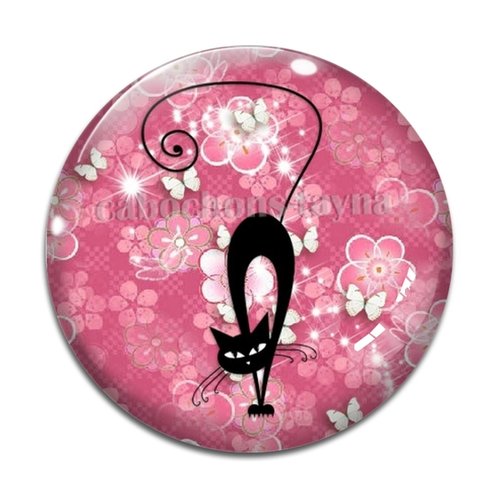 Cabochon chat, en résine ou en verre différente taille