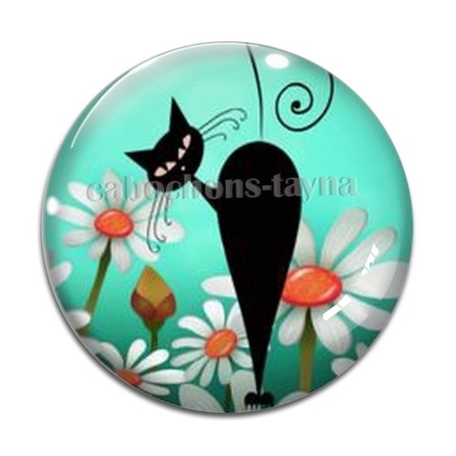Cabochon chat, en résine ou en verre différente taille