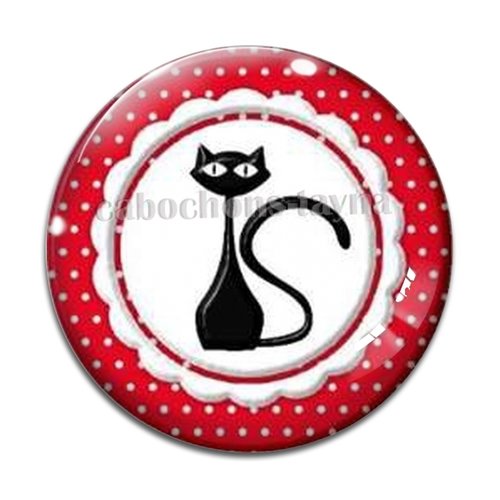 Cabochon chat, en résine ou en verre différente taille