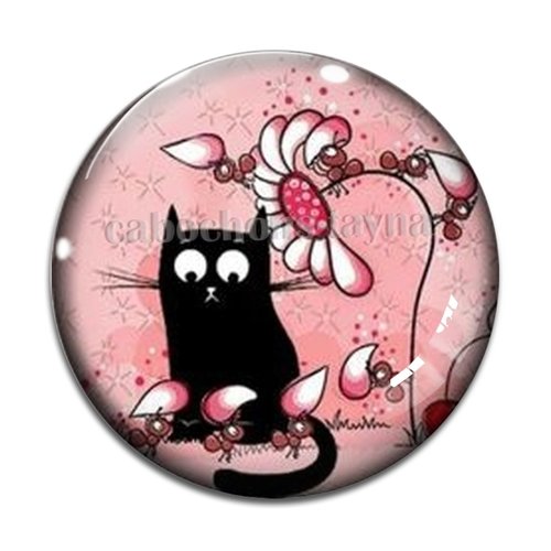 Cabochon chat, en résine ou en verre différente taille