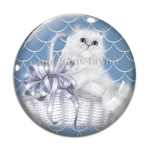 Cabochon chat, en résine ou en verre différente taille