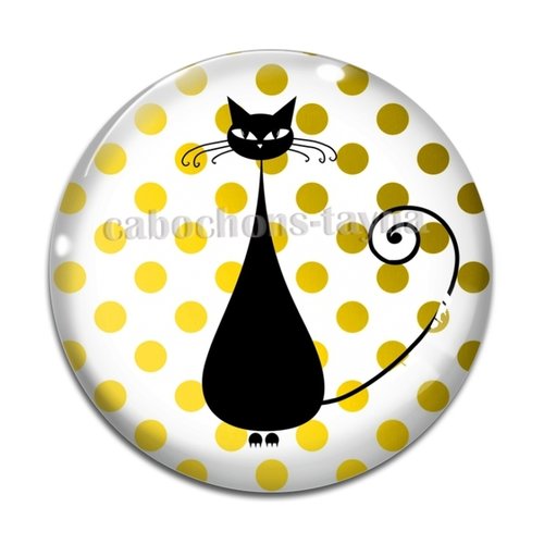 Cabochon chat, en résine ou en verre différente taille
