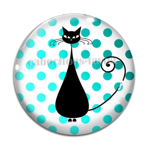 Cabochon chat, en résine ou en verre différente taille