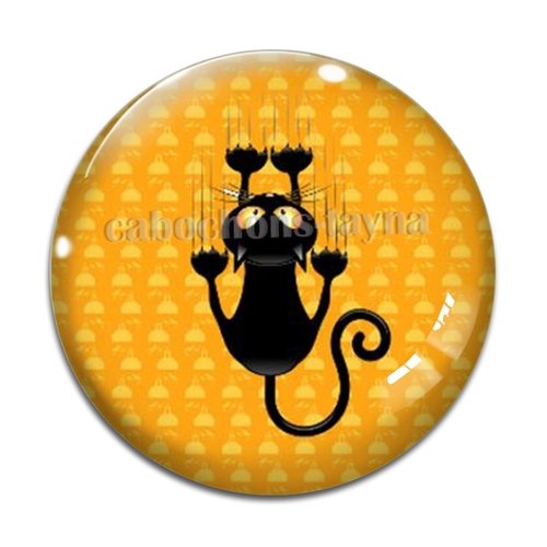 Cabochon chat, en résine ou en verre différente taille