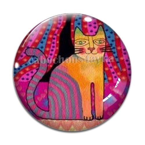 Cabochon chat, en résine ou en verre différente taille