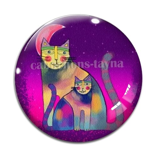 Cabochon chat, en résine ou en verre différente taille