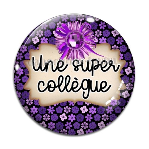 Cabochon super collègue, cabochon résine, verre rond différente taille