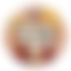 Cabochon chouette collègue, cabochon résine, verre rond différente taille