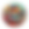 Cabochon chouette collègue, cabochon résine, verre rond différente taille