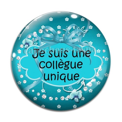 Cabochon collègue unique, cabochon résine, verre rond différente taille