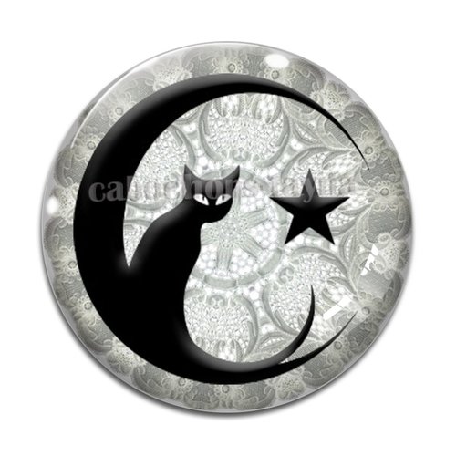 Cabochon chat, en résine ou en verre différente taille