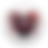 Cabochon coeur gothique, cabochon résine - ou verre rond différente taille