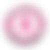 Cabochon octobre rose, cabochon résine ou verre rond différente taille