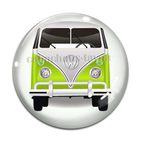 Cabochon van, en résine ou en verre différente taille