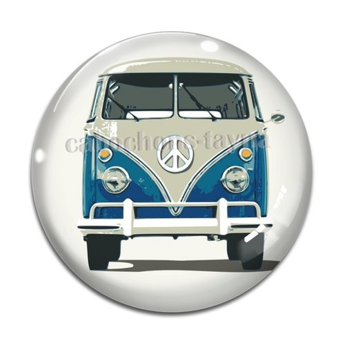 Cabochon van, en résine ou en verre différente taille