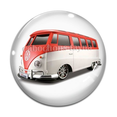 Cabochon van, en résine ou en verre différente taille