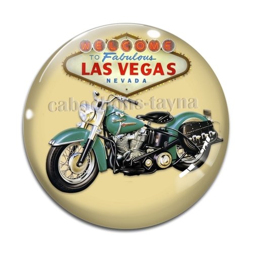 Cabochon moto, résine ou en verre différente taille