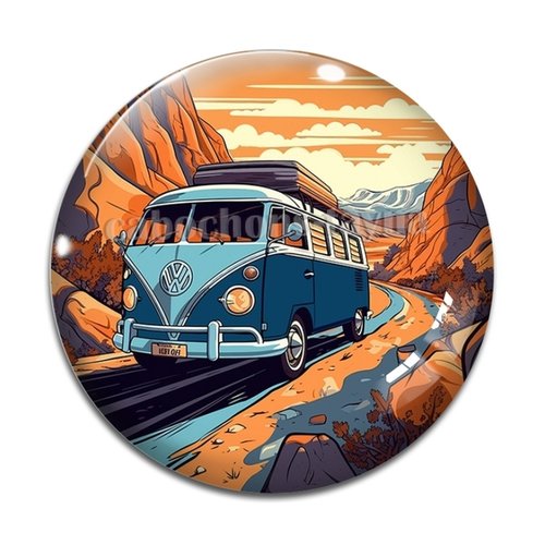 Cabochon van, en résine ou en verre différente taille