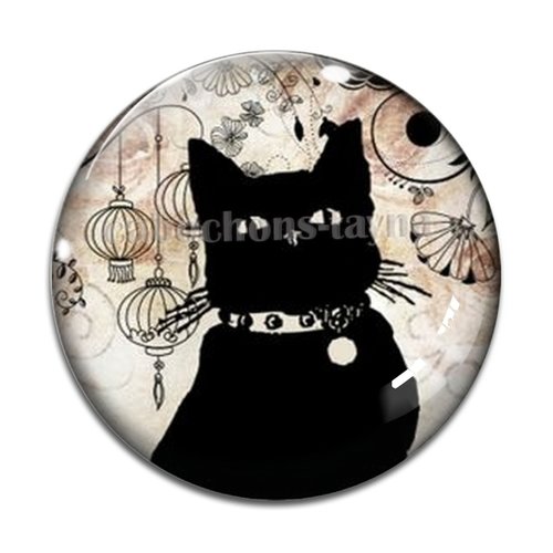 Cabochon chat, en résine ou en verre différente taille
