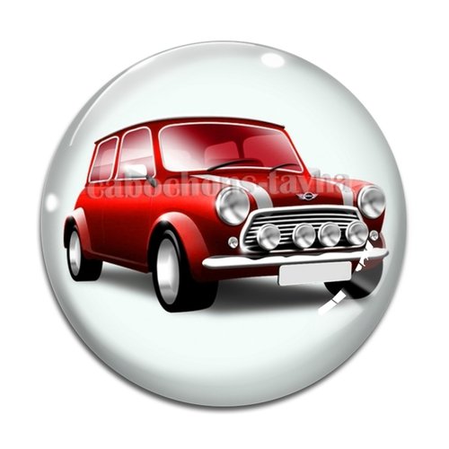 Cabochon voiture, en résine ou en verre différente taille
