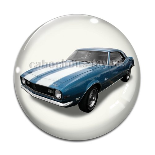 Cabochon voiture, en résine ou en verre différente taille
