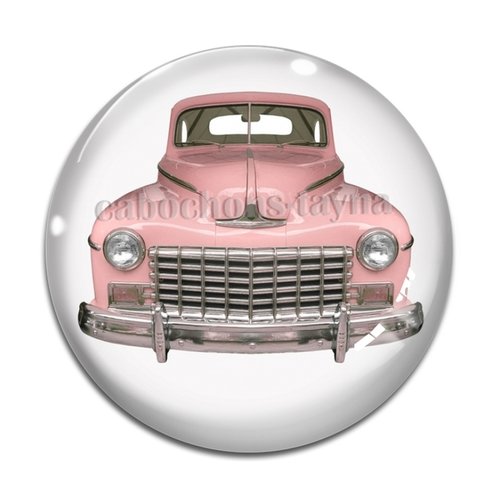 Cabochon voiture, en résine ou en verre différente taille