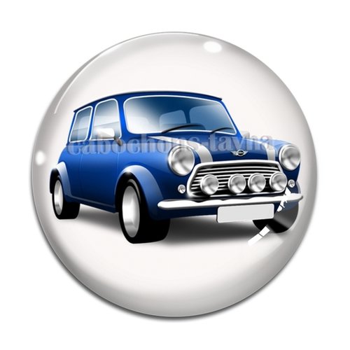 Cabochon voiture, en résine ou en verre différente taille
