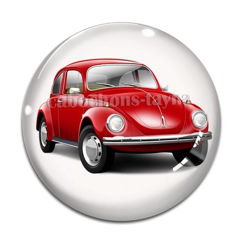 Cabochon voiture, en résine ou en verre différente taille