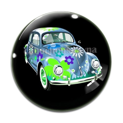 Cabochon voiture, en résine ou en verre différente taille