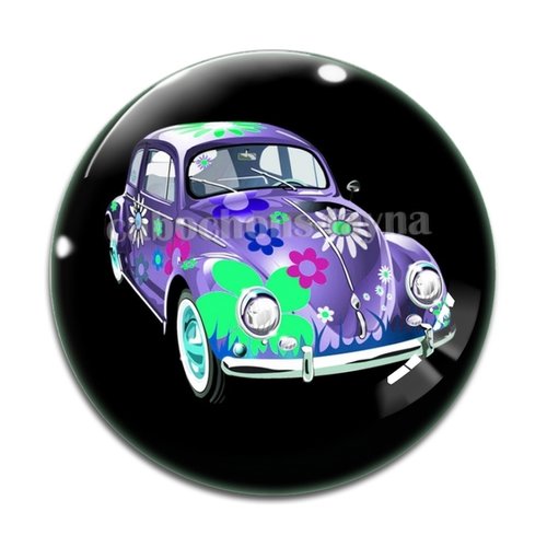 Cabochon voiture, en résine ou en verre différente taille