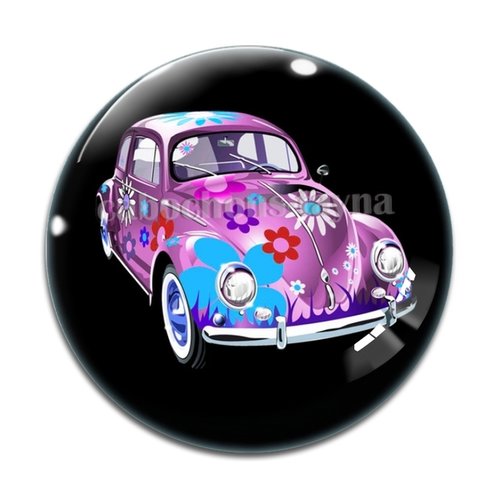 Cabochon voiture, en résine ou en verre différente taille
