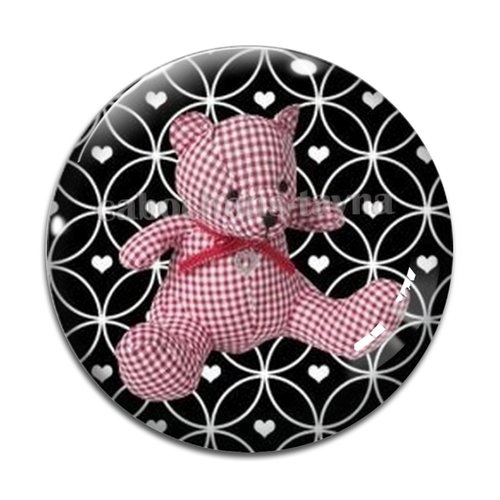 Cabochon nounours, résine ou verre différente taille