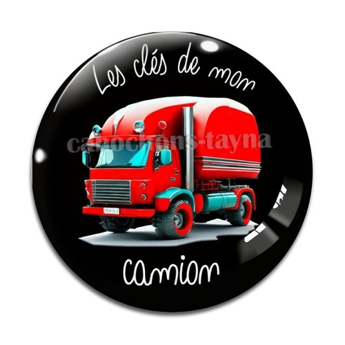 Cabochon les clés de mon camion, en résine ou en verre différente taille