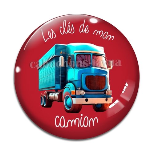 Cabochon les clés de mon camion, en résine ou en verre différente taille