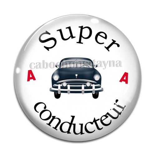 Cabochon super conducteur, en résine ou en verre différente taille