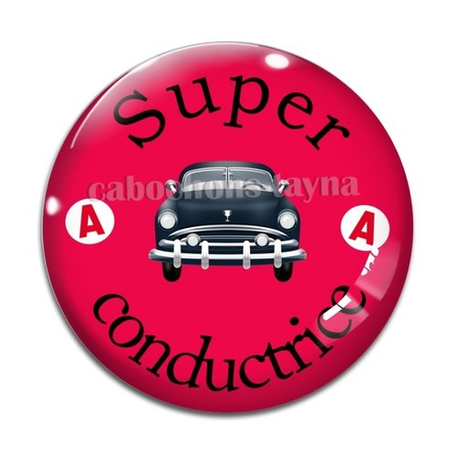 Cabochon super conductrice, en résine ou en verre différente taille