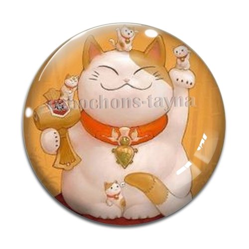 Cabochon chat, en résine ou en verre différente taille