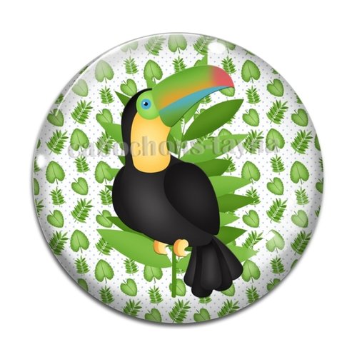 Cabochon oiseaux, en résine ou en verre différente taille