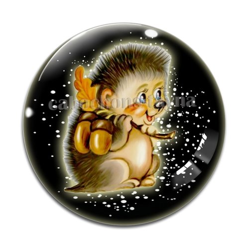 Cabochon hérisson, en résine ou en verre différente taille