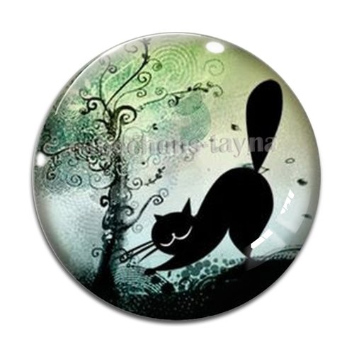 Cabochon chat, résine ou verre différente taille